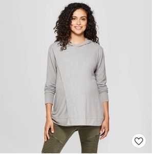 Isabel maternity hooded nursing sweatshirt